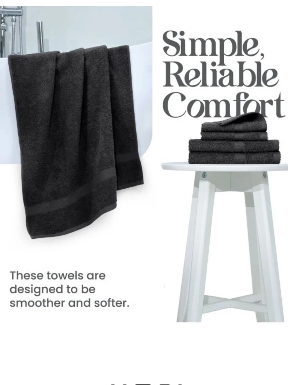 UTICA ESSENTIALS NWT Utica Essentials Plum Purple 6-Piece Towel Set